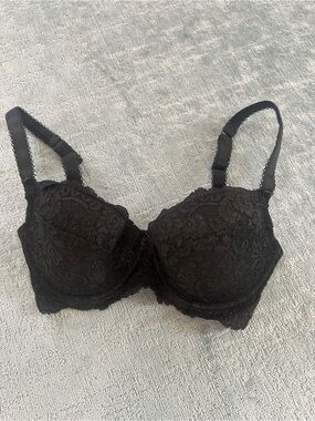 Le Mystère Rouge Francesca All Over Lace Bra | Black | 32F / 85F ✨